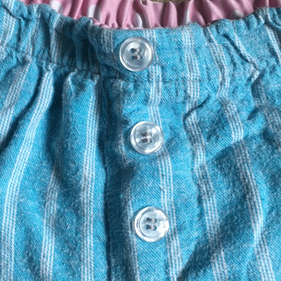 Blue pin stripe Holy Cross Crusaders sleep short - Picture 3 of 4